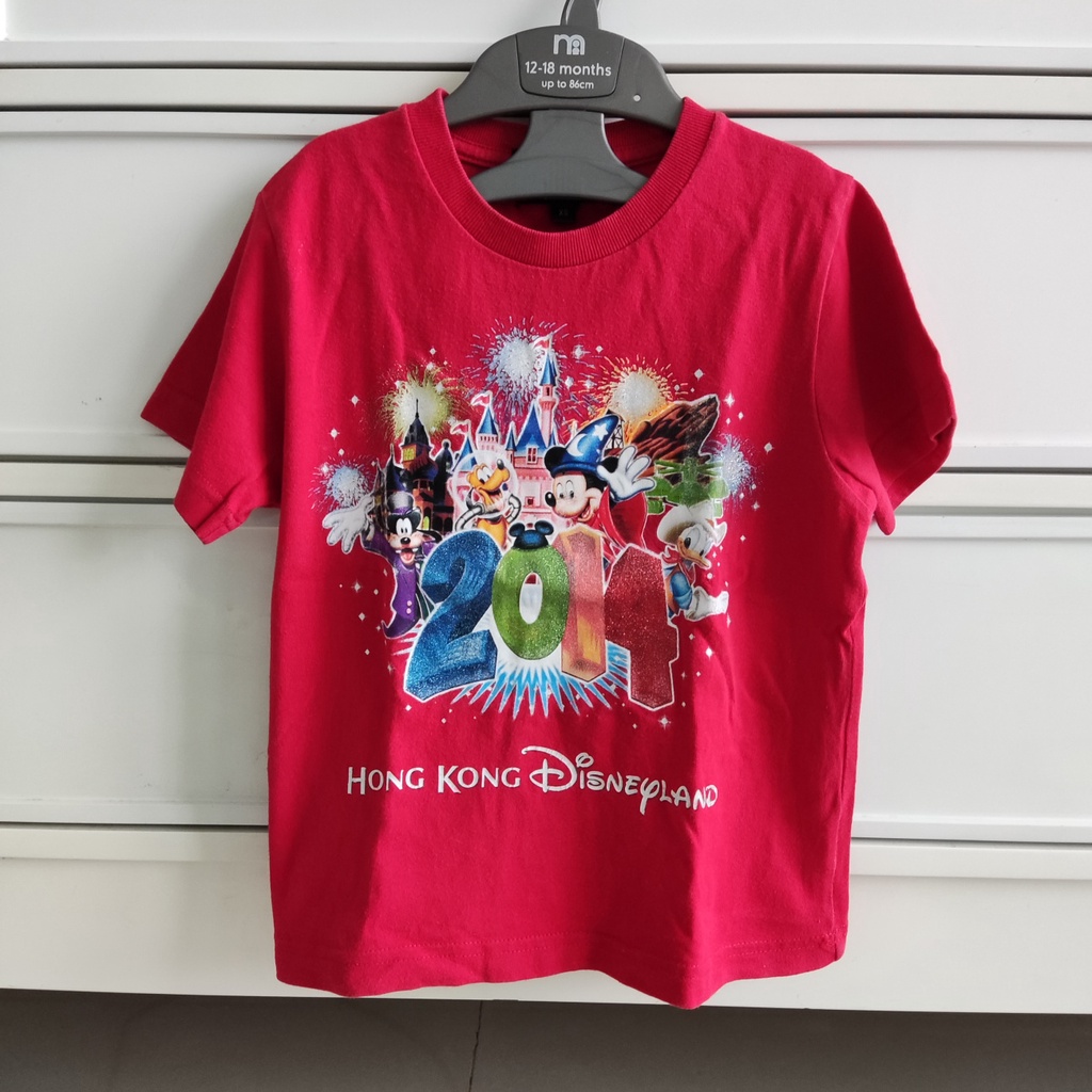 Hongkong Disn*yland Tshirt Kaos Anak XS 4 tahun