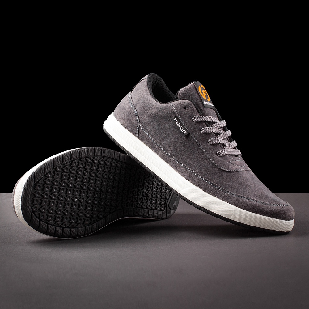 F6094 GREY |ManNeedMe x FLAZHBACK| Sepatu Sneakers Pria Casual Shoes ORIGINAL