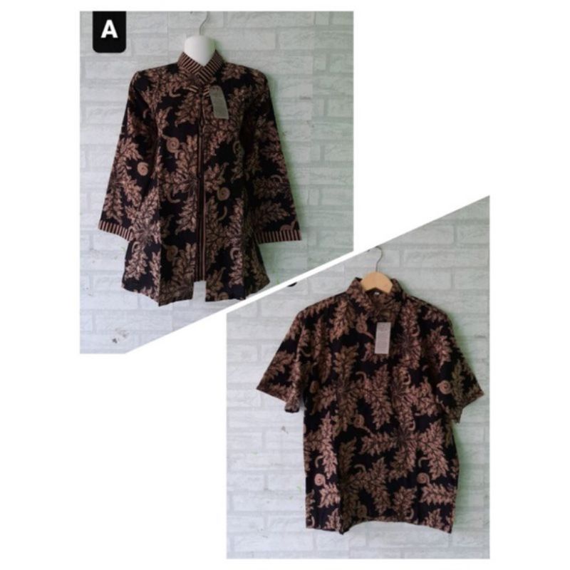 Blouse dan Kemeja batik kerja uk M ,L,XL,XXL,4L5L