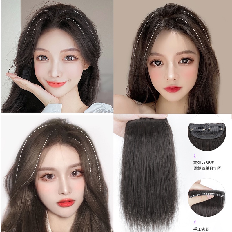 Wig Hair Pad Hair Pads Root Wig Patch Rambut Banget Rambut Tak Terlihat Berbulu Rambut Rontok Satu Potong Rambut