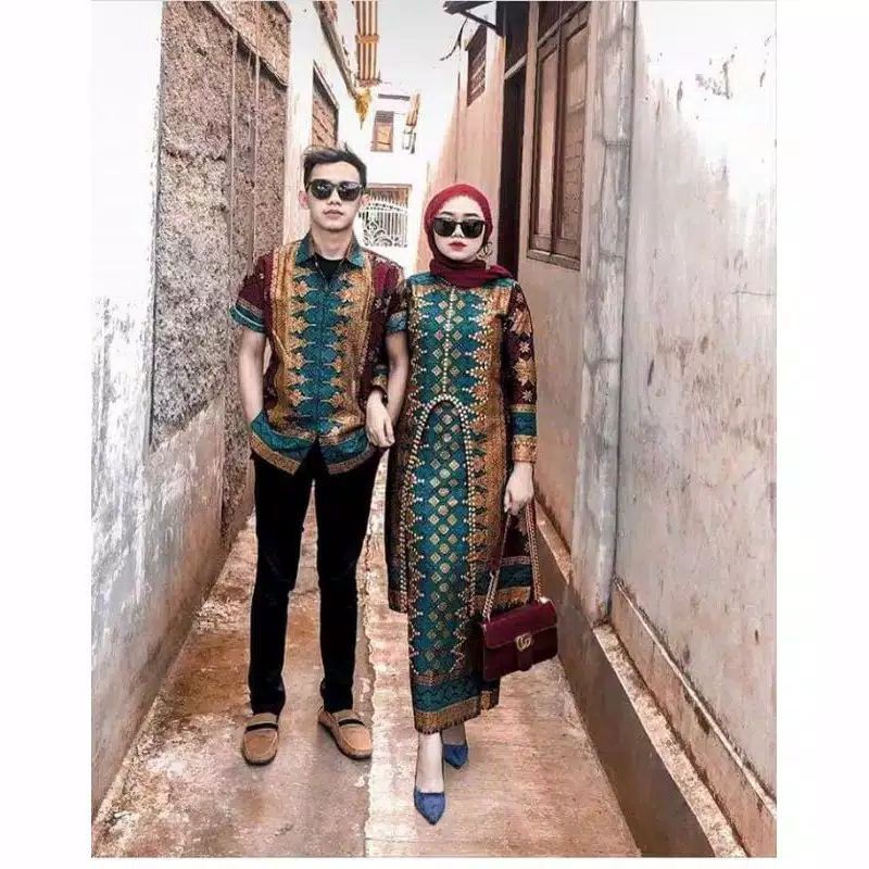 Bisa Cod Set Couple Tenun Kemeja Sama Outer Tenun Cantik Cocok Buat Prewedding Kondangan Pergi Pesta