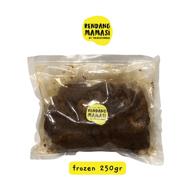 

Frozen Rendang Daging 250gr