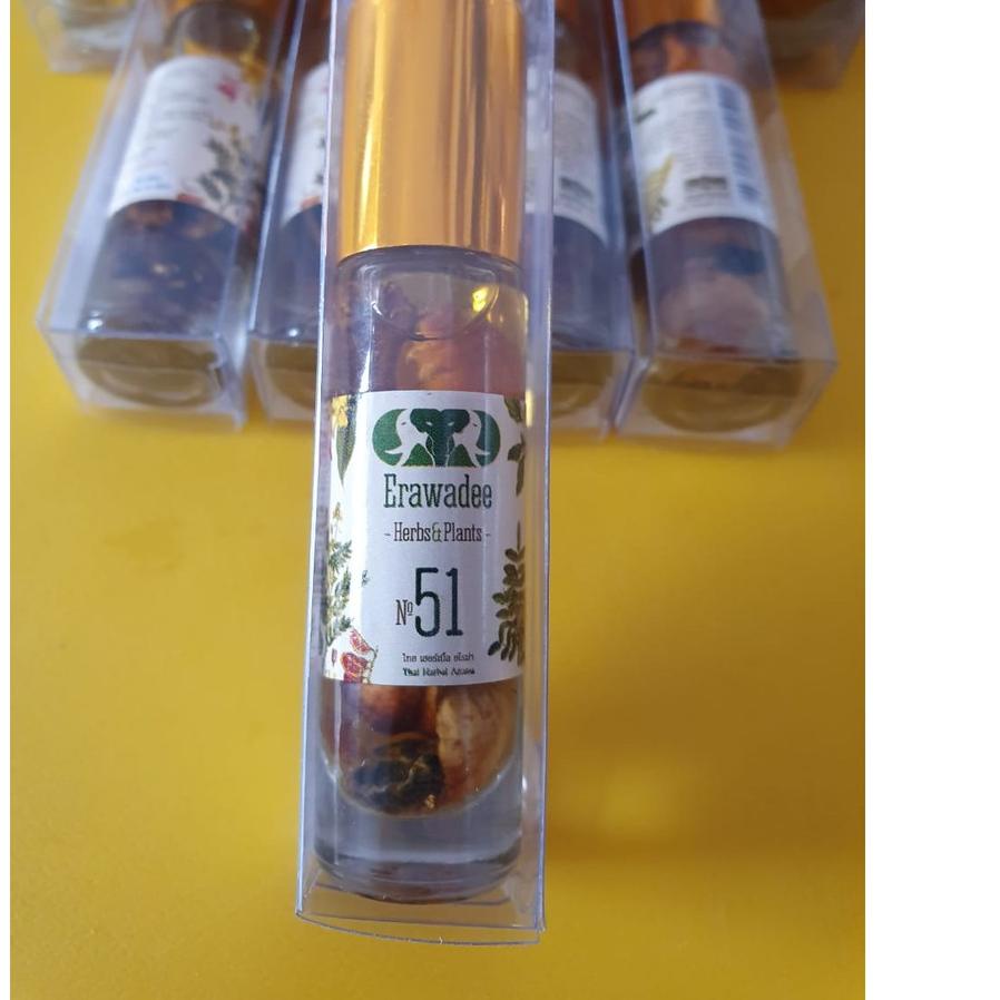 ➫ ERAWADEE 51 MINYAK GOSOK ROLL ON - 100% ORIGINAL THAILAND ♠