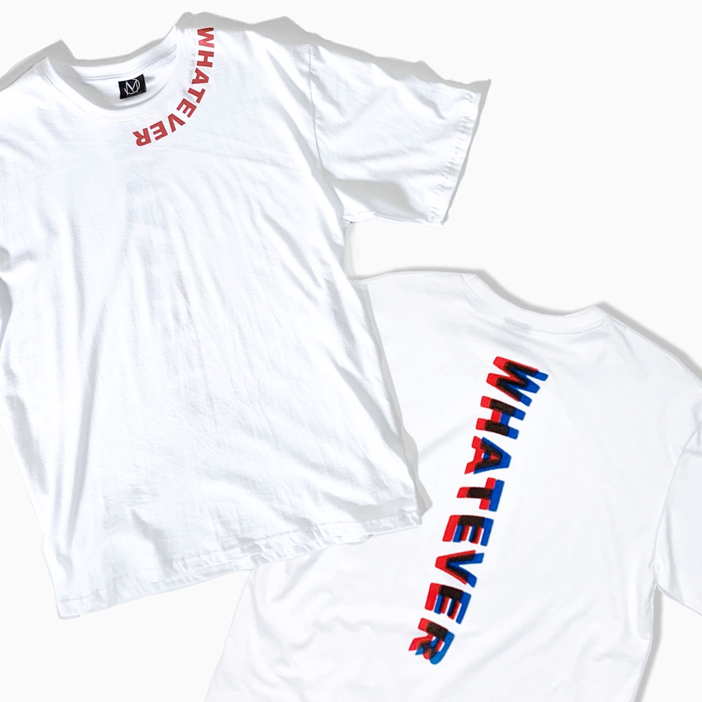 Kaos putih wanita pria ukuran jumbo