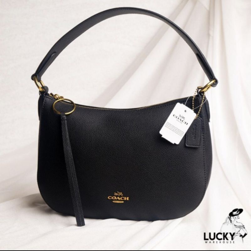 Coach Leather Sutton Hobo Bag in Black - ORIGINAL 100%