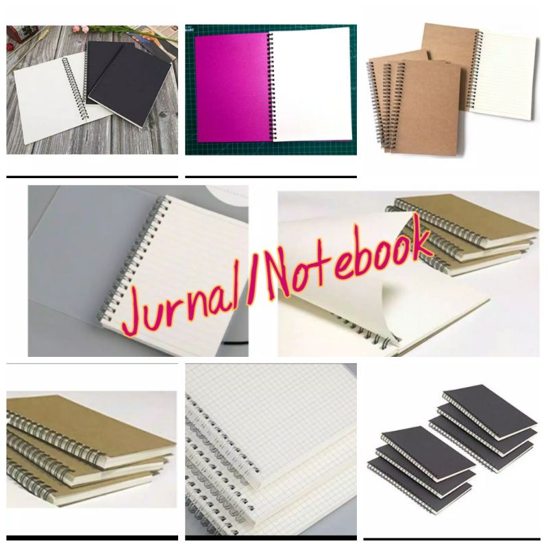 

Notebook/Jurnal bookpaper grid