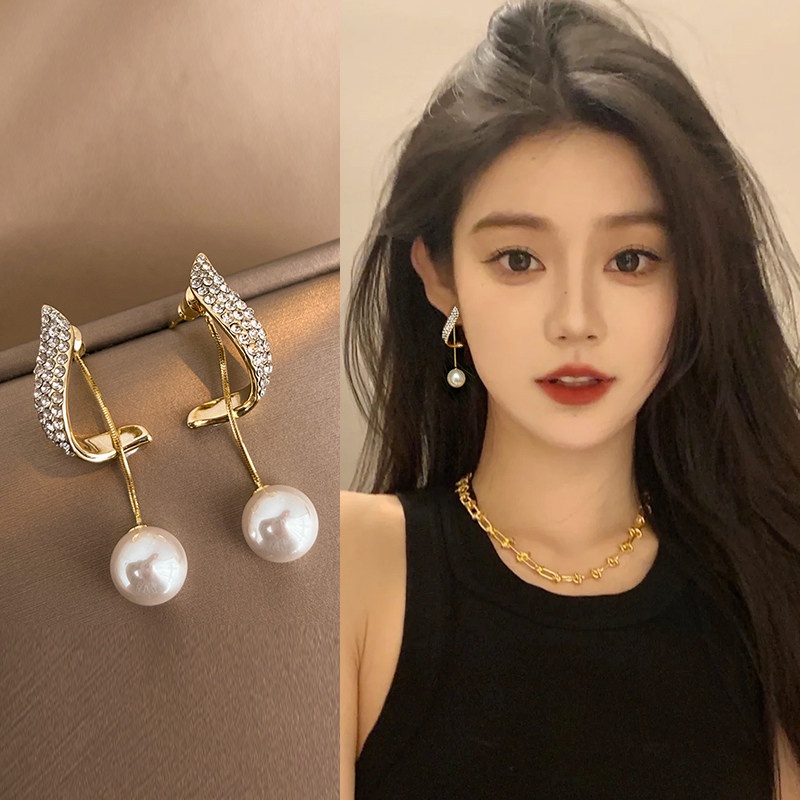 Anting Mutiara Desain Niche Untuk Wanita