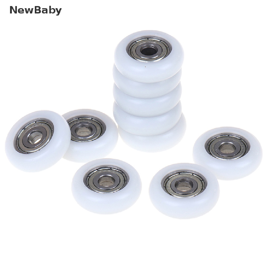 2 / 5 / 10pcs Roda roller Pintu Geser Pengganti Bahan Plastik Untuk shower