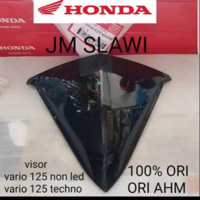 53204-KZR-600FMB cover  visor batok depan cover visor handle top vario 125 techno lama ori honda