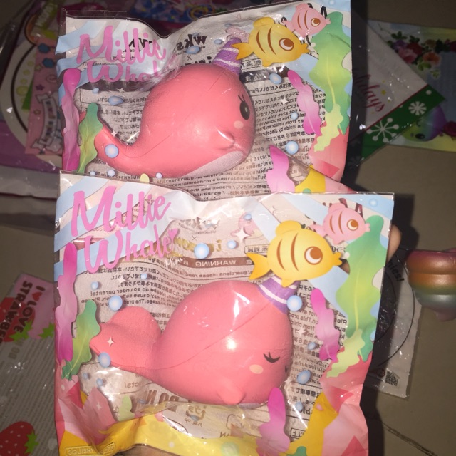 [baca deskripsi] SQUISHY IBLOOM MINI MILLIE THE WHALE