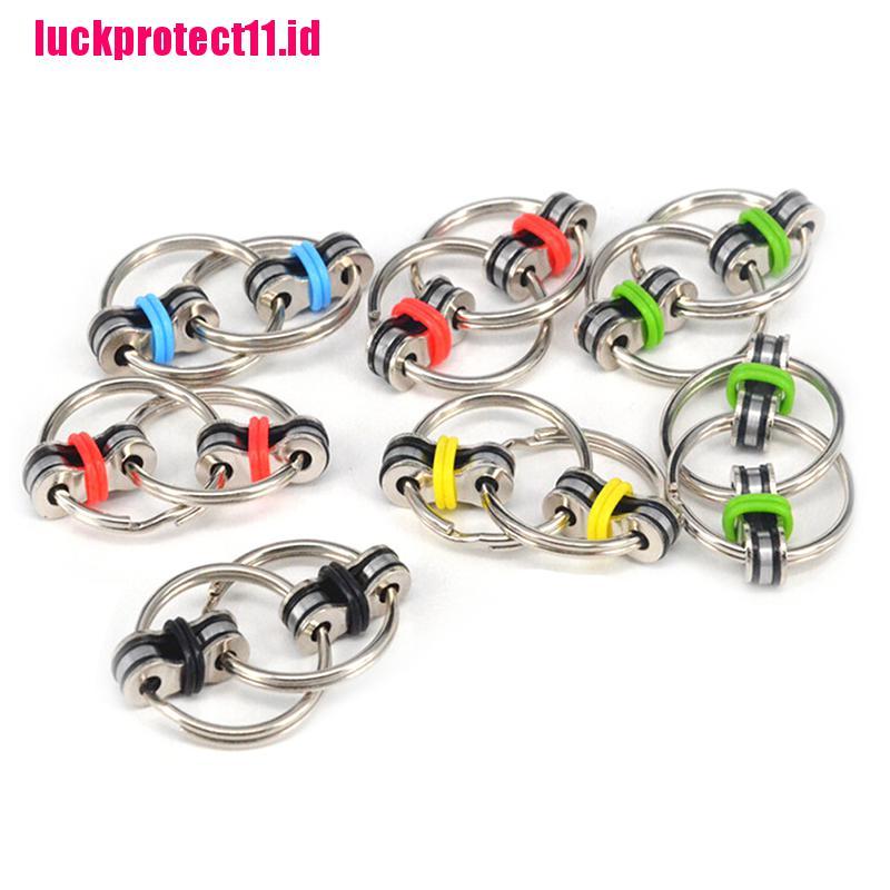 Lucktoy Edc Fidget Hand Spinner Bentuk Rantai Untuk Menghilangkan Stress