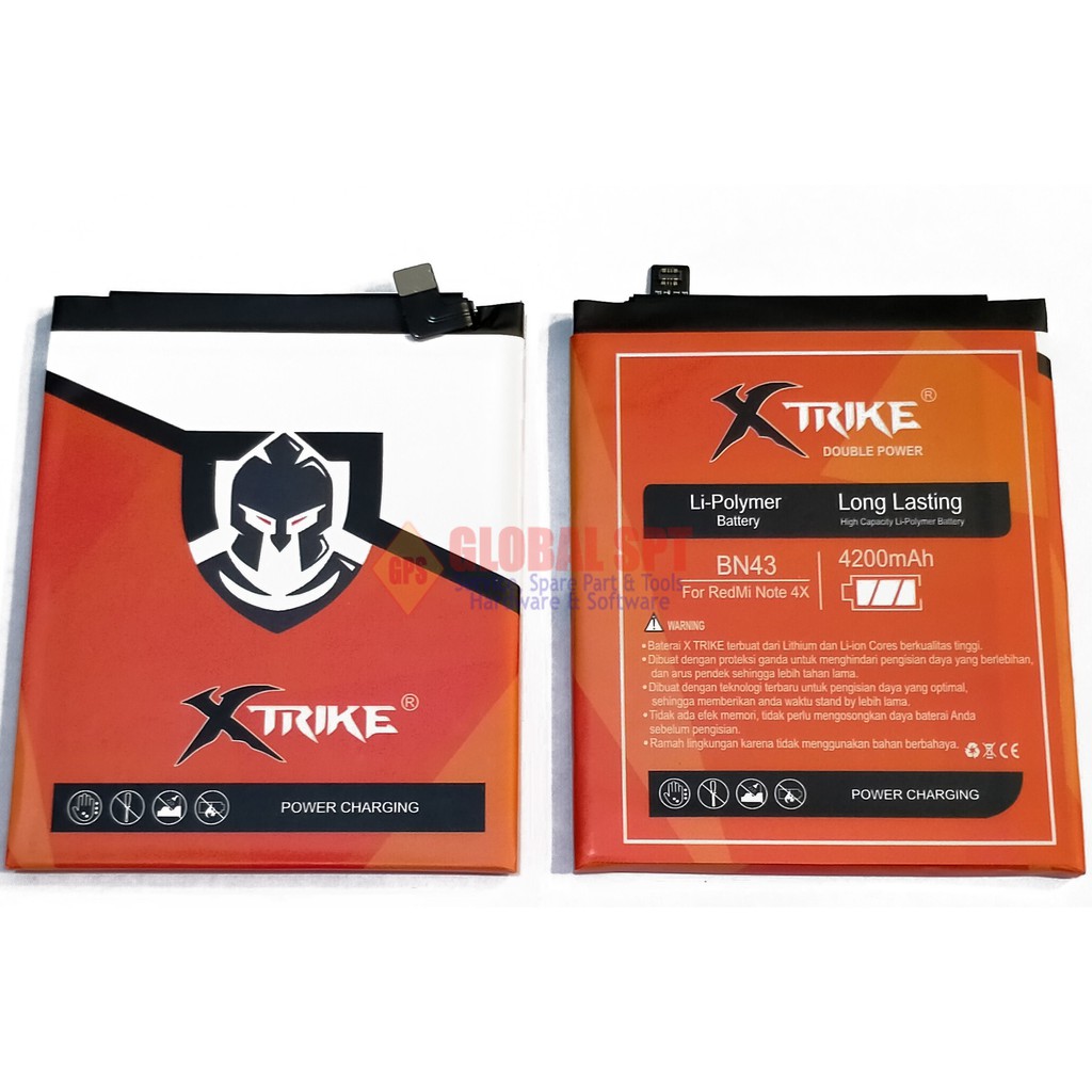 XTRIKE / BATERAI XIAOMI BN43 XTRIKE / BATRE / BATERE REDMINOTE 4X / NOTE 4X