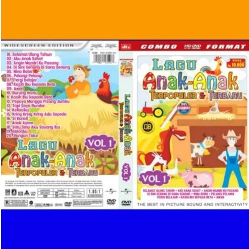 dvd lagu anak anak terpopuler & terlaris