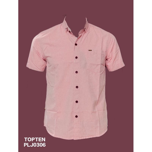 kemeja pria , kemeja cowok , kemeja lengan pendek TOPTEN