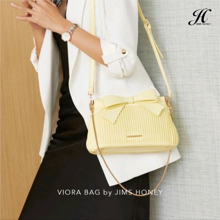 Viora Bag Jims Honey Tas Selempang Tas Jinjing Wanita Jims Honey Murah Lucu 100% Original Free Box