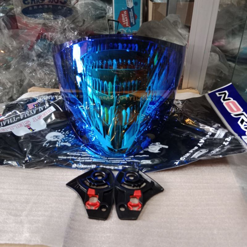 flat visor kyt galaxy flat r / flat visor kyt galaxy slide venom open bonus rachet