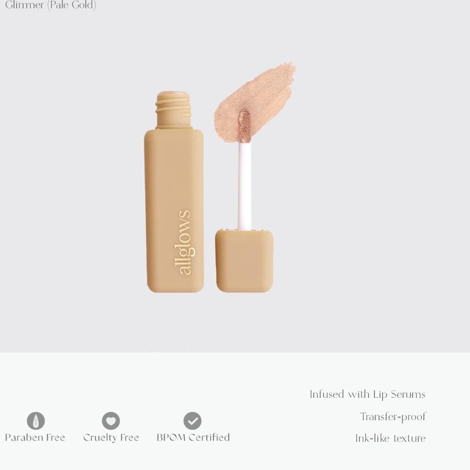 Allglows Light Pigment - Glimmer  Liquid Highlighter, Skin Like Finish, Non-Glittery <