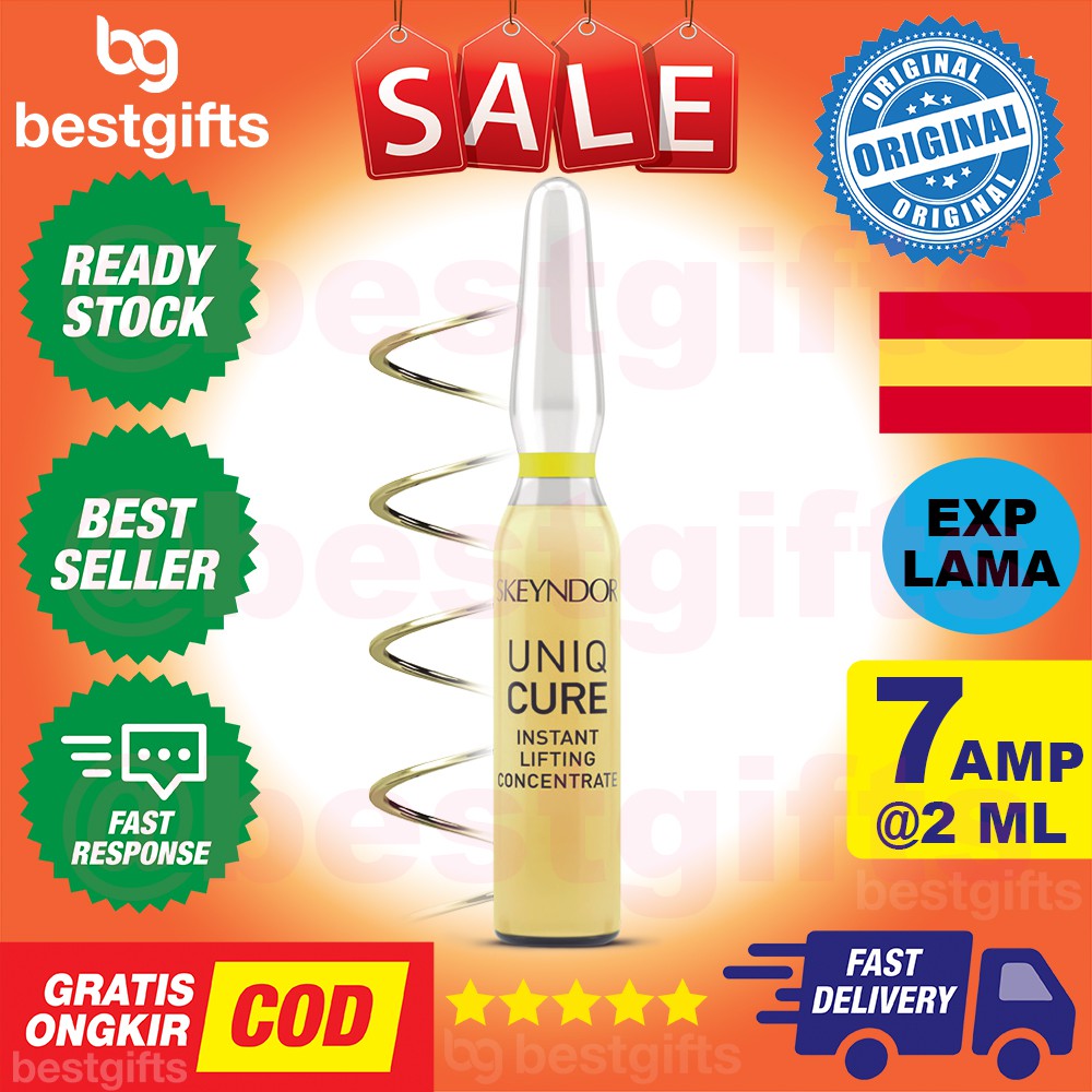 SKEYNDOR UNIQCURE INSTANT LIFTING CONCENTRATE INSTAN FACELIFT PENGENCANGAN WAJAH 2 ML - 7 AMPOULE