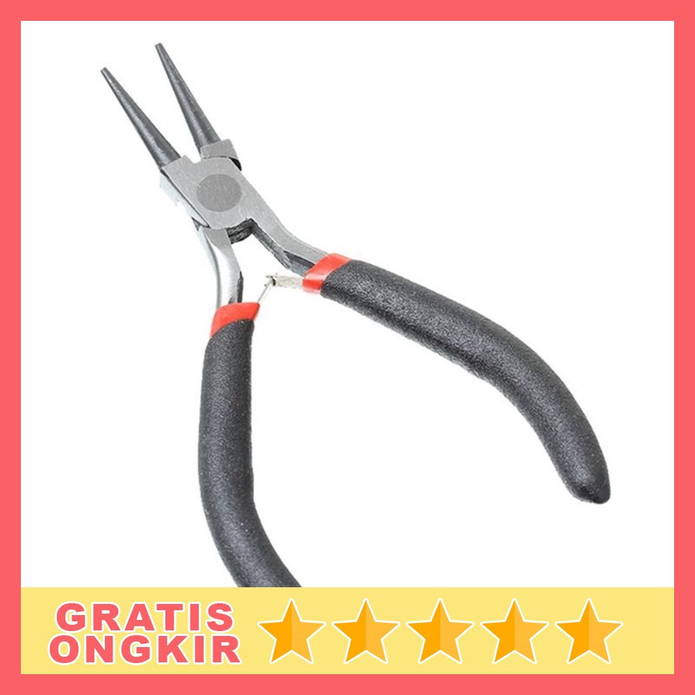 GS8 Tang Kabel Multifungsi Insulated Wire Cable Cutter Round Nose Pliers 12.5CM - M2941 Urijk