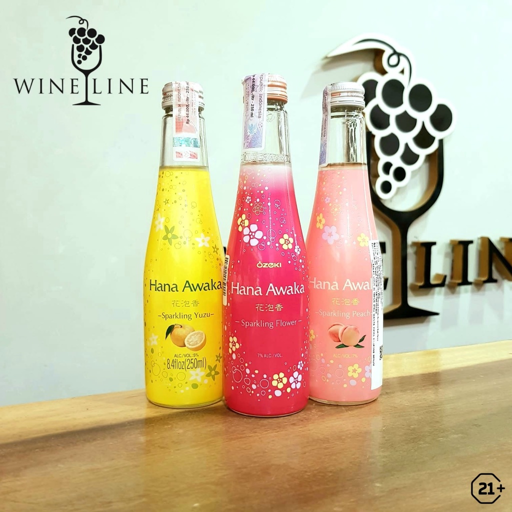 

Hana Awaka Sparkling s'a'k'e yuzu / flower / peach 250ml