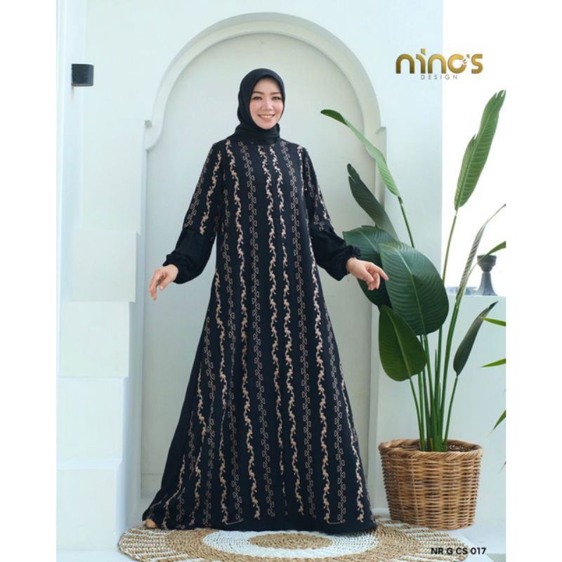 Dress gamis ninos terbaru by ninos design 017 original