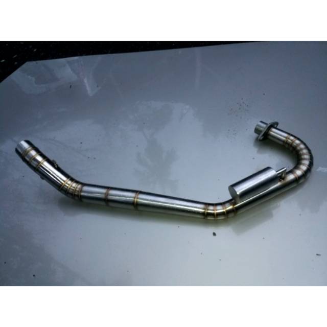 Leher knalpot model j boom samping tiger gl cb megapro
