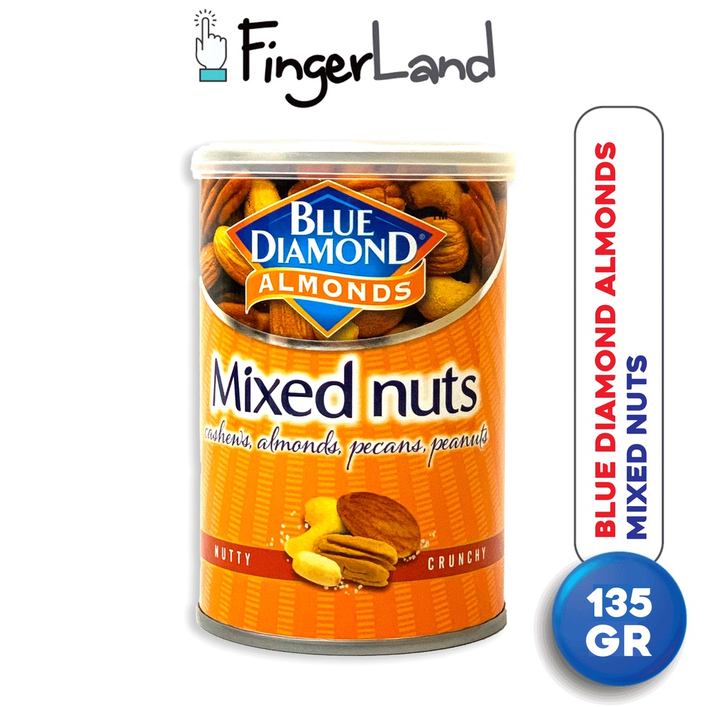 

BLUE DIAMOND Roasted Mixed Nuts 135 gram Kacang Panggang