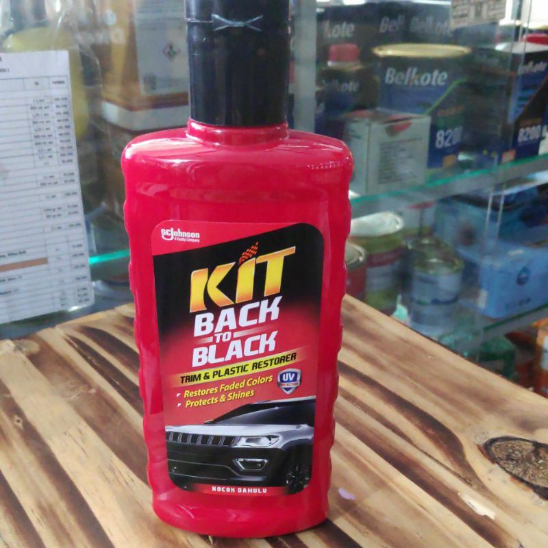 KIT BACK TO BLACK 250 ML / PENGHITAM DASHBOARD