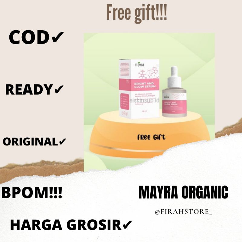 (firahstore) READY STOK AGEN RESMI! SERUM MAYRA ORGANIK