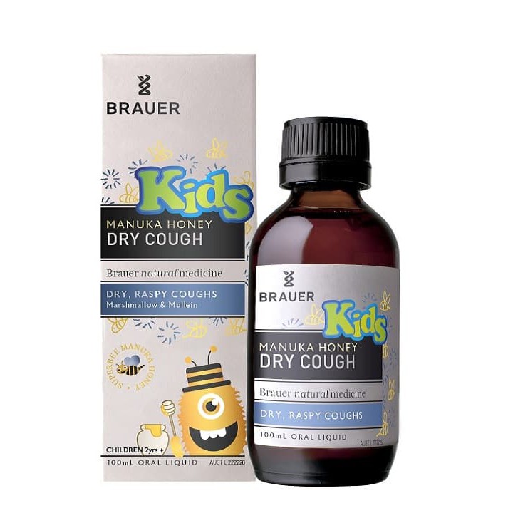 

Brauer Kids' Manuka Honey Dry Cough 100mL - MMD2487