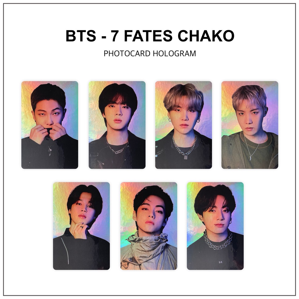 Photocard Hologram BTS 7 Fates Chako