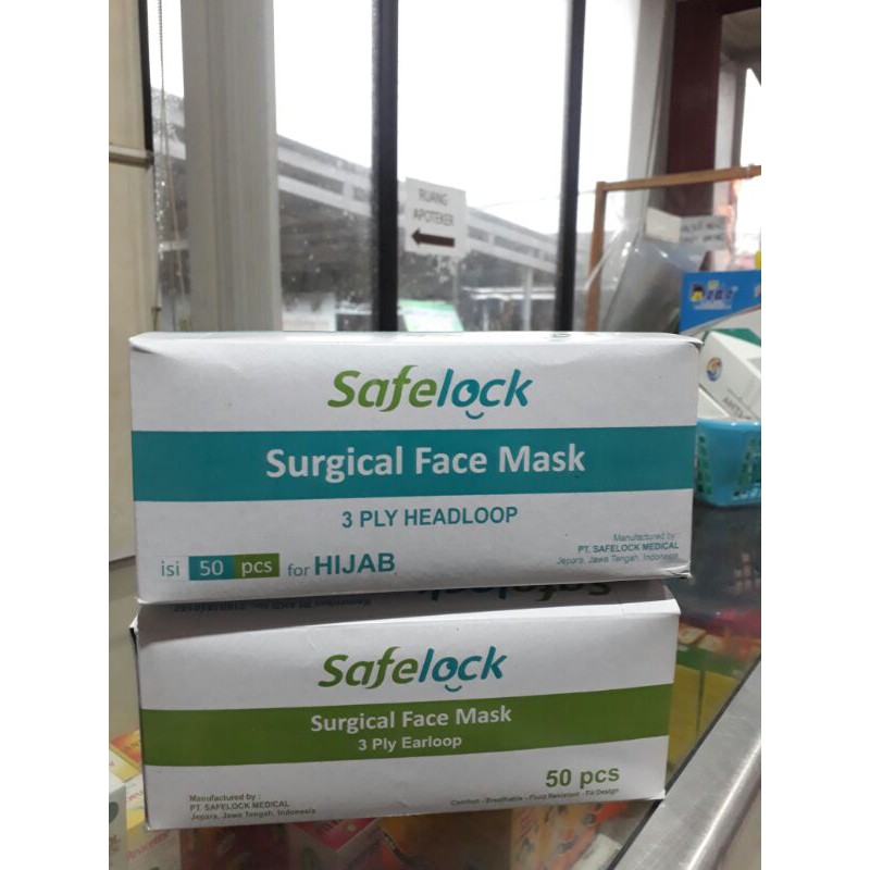 Masker hijab safelock/ masker earloop