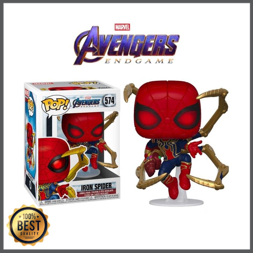 Figure Cx 1673 Funko Pop Marvel Avengers End Game Iron Spider W - nano gauntlet roblox