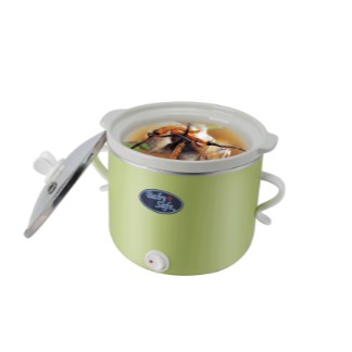 Baby Safe Slow Cooker Hijau Terbaik untuk Sup &amp; Bubur 0,8 L LB008