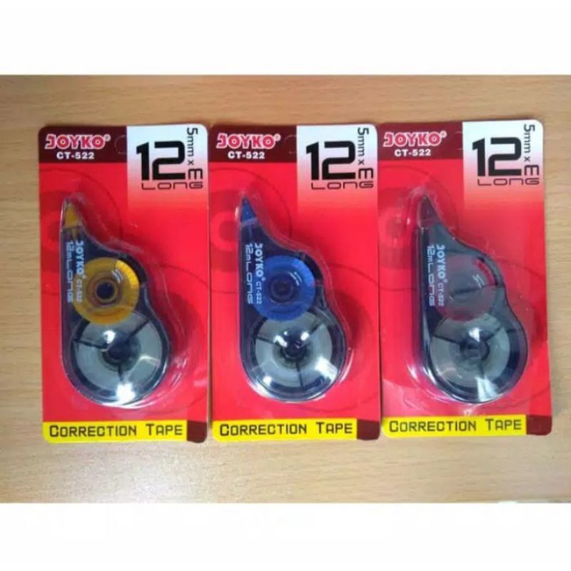 

PENGHAPUS PULPEN/ TIPE X, CORRECTION PEN JOYKO CT-522