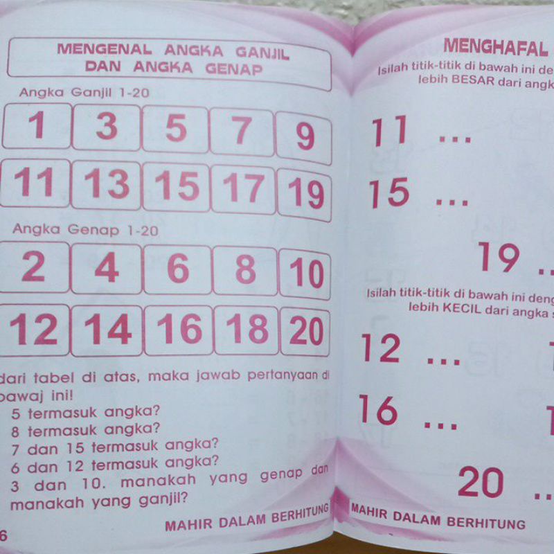 Buku Mahir Dalam Berhitung Metode Aktif Cepat Tepat Cermat