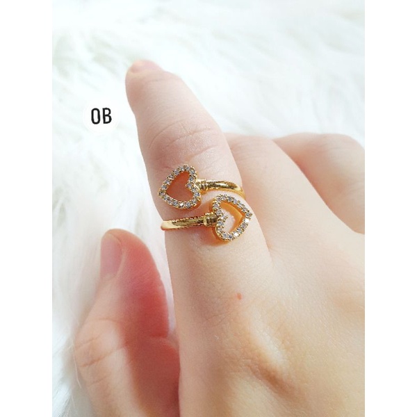 Cincin Love Permata Xuping Wanita Simple N18042201