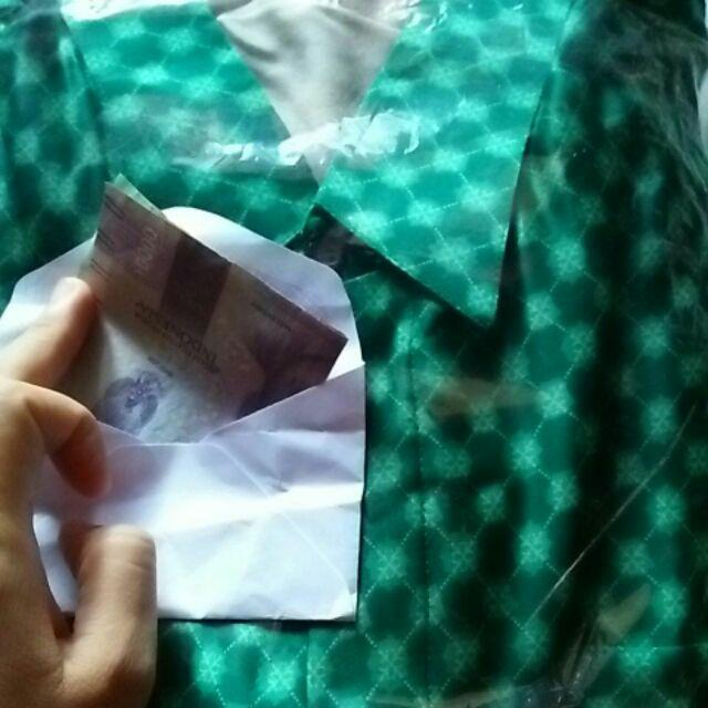 Kemeja Batik Semi Sutra Silky Berfuring Kantong Paspol Dan Bawah Kanan Kiri Busa D Pundak Pekalongan