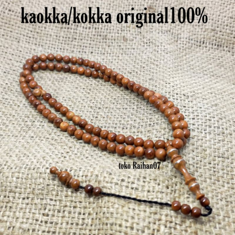 TASBIH KAYU KAOKKA/KOKKA 99 BUTIR 8MM ORIGINAL100%