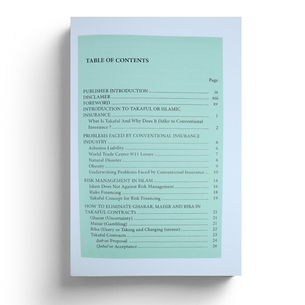 General Takaful Practice, Tehnical Approach to Eli