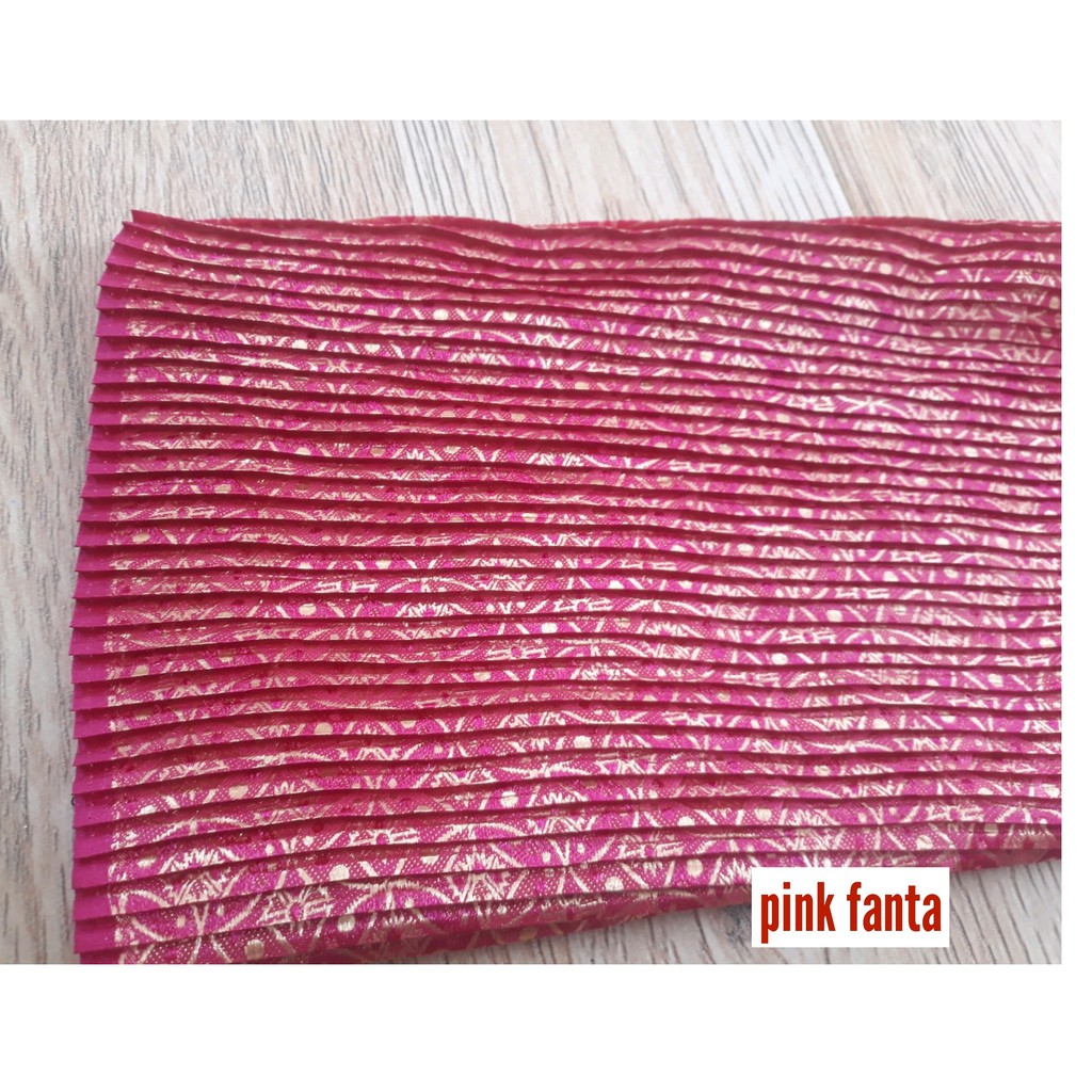 PESANAN CUSTOMER ROK PLISKET PINK FANTA 10 PCS