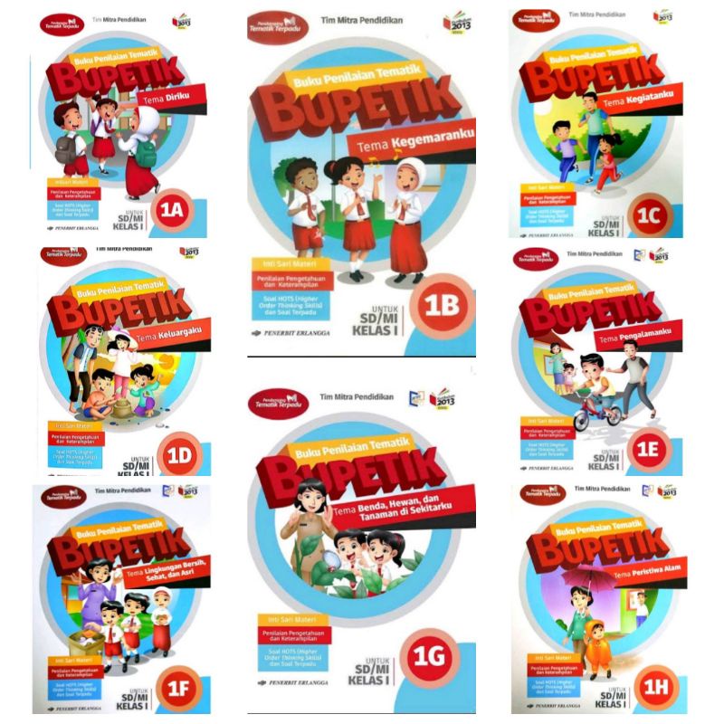 BUKU PENILAIAN TEMATIK BUPETIK SD/MI KELAS 1A.1B.1C.1D.1E.1F.1G.1H.KURIKULUM 2013.EDISI.REVISI