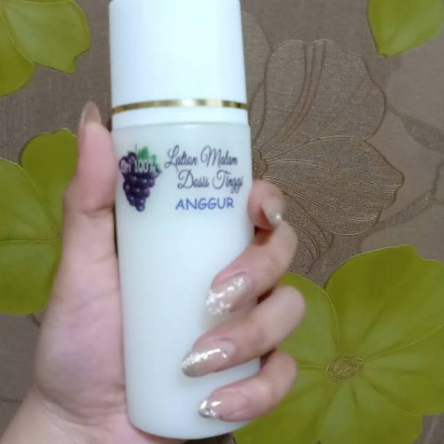 Lotion malam dosis tinggi anggur/whiteng malam