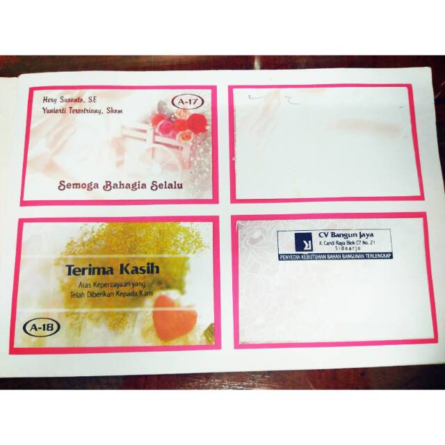 

Amplop Fallah A17 & A18