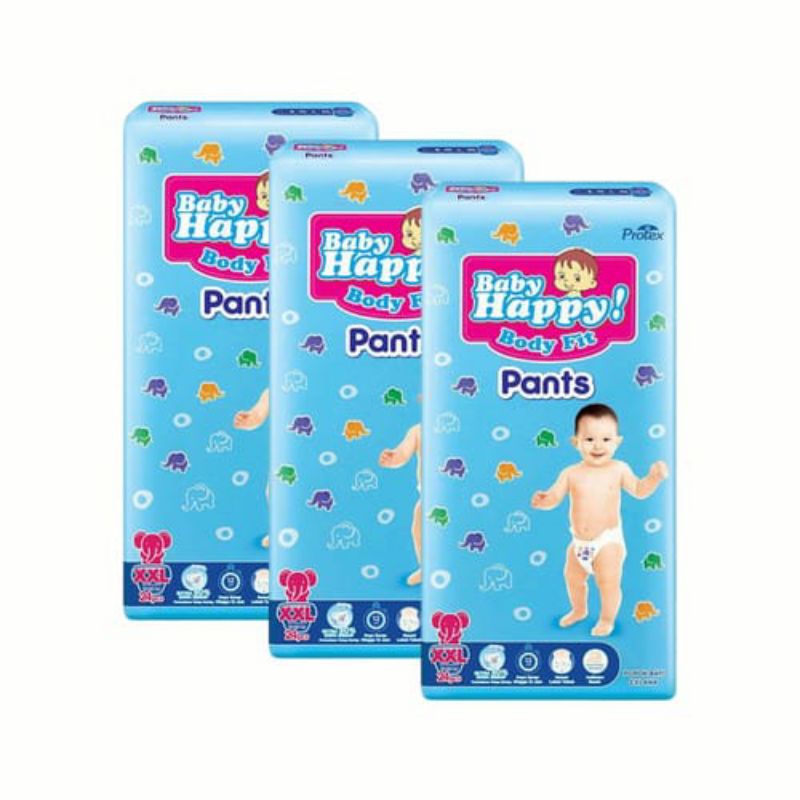 baby happy body fit pants S38, m32, l28, xl26, xxl24