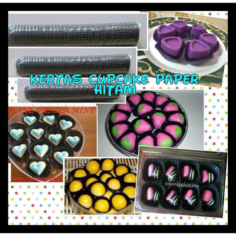

Kertas Cupcake Paper Sz.5,5 Hitam 1 Slot Termurah