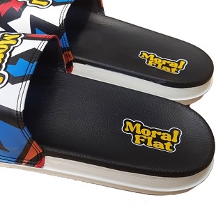 Moral Flat Sandal Slop Casual-Galaxy Series-Full Color Slide White-42_SOL_TEBAL