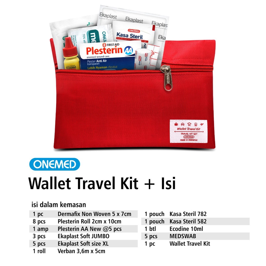 Wallet Travel Kit + Isi OneMed