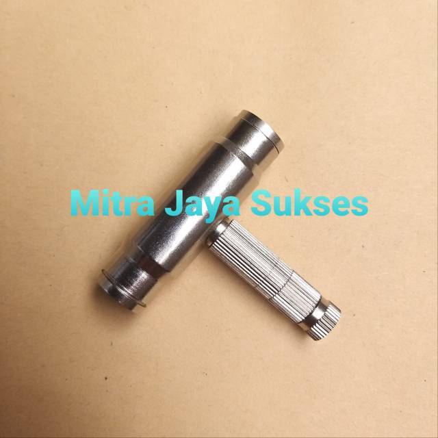 Center Conector plus Nozzle Stainless Steel Untuk Selang Pompa RO 3/8in