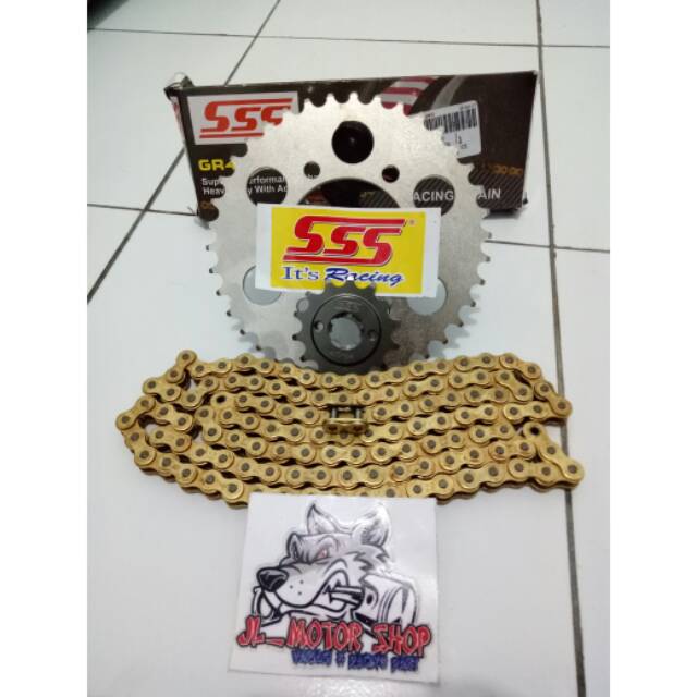 Gear set Gir set Sss 415 Jupiter Z Jupiter Mx Vega Rxking Rxz Dll